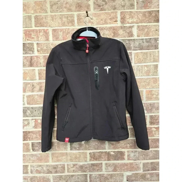Tesla  Corp Jacket, Black Size Small - Picture 2 of 6